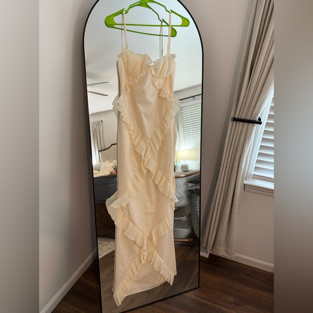 Oh Polly Ruffle Maxi Dress